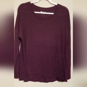 Women's Purple Long Sleeve Top